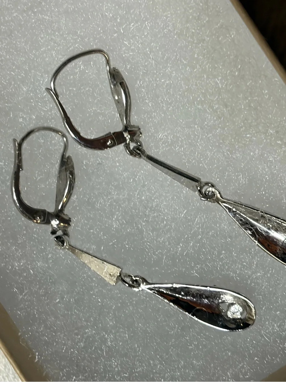 Art Deco Made In Germany Lavaliere Style Droplet Earrings